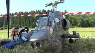 RC Scale Helicopter behind the Scene close Up in detail XXL Helicopter meeting
