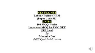 COMPLETE Unit-1 with Just100 IMPORTANT MCQ Series on Principles & Practice of Management NTA NET2021