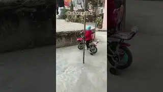 mirha ko cycle chalani aagayi h.... #subscribe #like #share