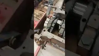 installing main caps and crankshaft into a Perkins 4.236
