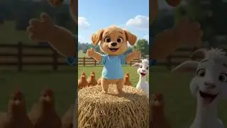Haystack Puppy Dance! Cutest Farm Groove Ever 🐶🌾💃