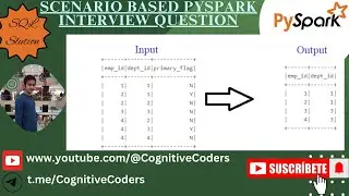 10. Find the employees with their primary department | Pyspark | SQL Solution