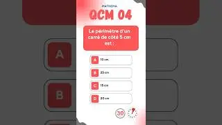 QCM 04 : 🤔 Et toi, tu trouves combien ?👉 #TestTesMaths #CalculMental #MathsPourTous