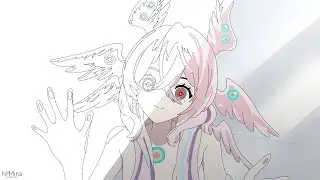 Number Mira | 2d Animation progres #アニメーション #2danimation #clipstudiopaint 