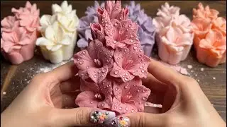 SATISFYING FLOWER ASMR CRUSHING 🌼 | No Talking | Relax & Sleep #asmrsoap #satysfing 