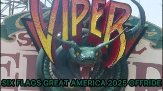 Viper Six Flags Great America 2025 Offride (No Copyright)