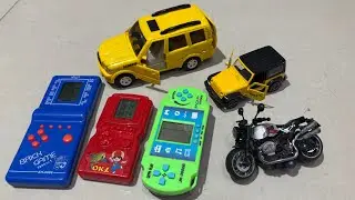 Unboxing RC Scorpio And Rc Thar And Motorcycle, Brick Game 3 Testing Video 