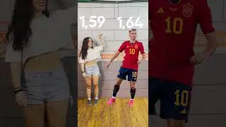 &iexcl;ELENA COMPARADA con la ALTURA de estos JUGADORES! 👀😱
