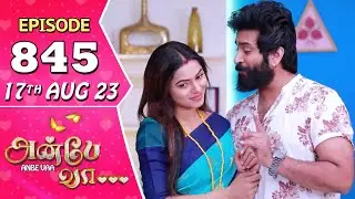 Anbe Vaa Serial Episode 845 | 17th Aug 2023  | Virat | Delna Davis | Saregama TV Shows Tamil