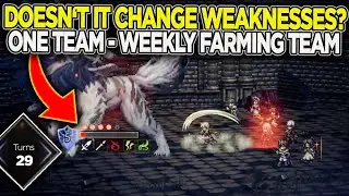 ★ ELITE F1 WITH ONLY 1 TEAM | Elite Tower 1 Farming | Octopath Traveler Champions of the Continent