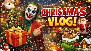 Cristmas day vlog joker prank reactions 😂 watch till end #marrychristmas #prank 