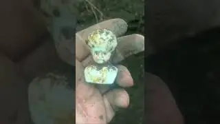 Найдена голова куклы викторианской эпохи при раскопках. Грязекуры и поиски бутылок в Шотландии.