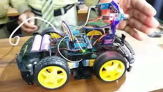 Human following robotic car | STEM Expo | Innovative Beacon School