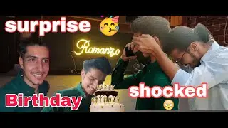 Birthday surprise🎂😱 | Birthday celebrate | Romanzo cafe | #birthday #celebration #surprise