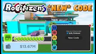 NEW ROCITIZENS CODE *MONEY + AWARD* (WORKING DECEMBER 2020)