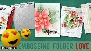 Heart-Eyes for Embossing Folders!  | NEW 3D Embossing | Wow-Factor Christmas Cards