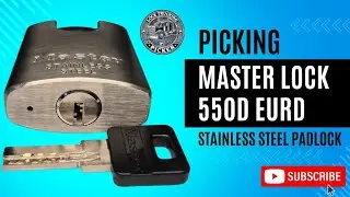 [42] lockpicking MASTER LOCK 550D EURD padlock