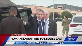 Humanitarian aid headed to Middle East amid conflict