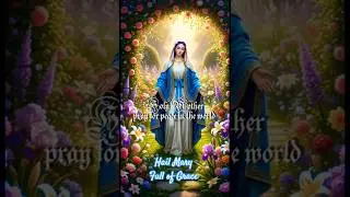O Mother Mary, Pray for us & the whole world  #holymother  #mariandevotion #love  #marianhymns