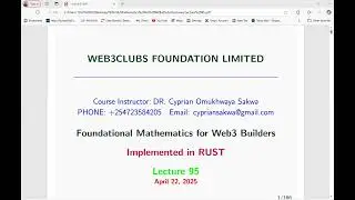 Lecture 95 - Circom II (Cont..)
