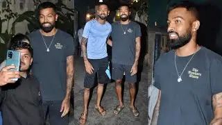 Pandya Brother's Hardik Pandya & Krunal Pandya Spotted in Bandra 😎🔥📸