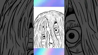 Early 2000&rsquo;s Horror Era #art #quicksketch #thering #horror #vhs