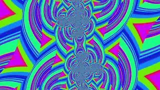Slow Trippy Mesmerizing Colorful Fractal Animation, Relaxing New Age Ambient Music, Study Yoga Sleep