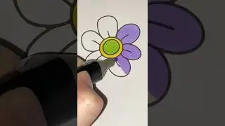 Oddly Satisfying Coloring #colorwithme #coloringpages #coloring #markersounds #coloringbook #fypage