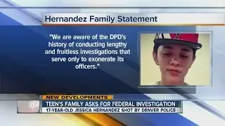 Family asks DOJ to investigate shooting death of teen by police