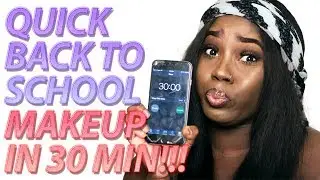 Quick Back to School Makeup Tutorial for Black Women
