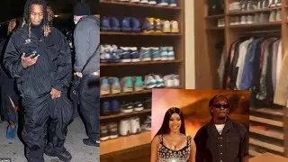 Rapper Offset Shows Off His Sneakers Collection, Cardi B Dragged Him!!