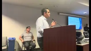 Miguel Arias, Councilmember of the City of Fresno District#3), Makes Public Comment COG Mtg 6-26-25