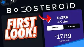 Boosteroid 4K ULTRA Tier | FIRST LOOK!
