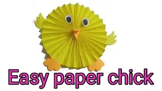 Easy paper chick |DIY paper craft |