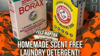 Homemade  Scent Free Laundry Detergent for your Hunting Clothes!!