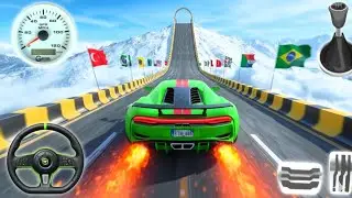 Mega Ramp Car Racing Master Simulator | GT Car Stunts Master & Impossible Ramp Racing 3D Gameplay