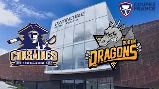 Résumé Les Corsaires de Dunkerque VS Les Dragons de Rouen (2-7) 8ème de finale CDF