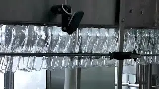 Plastic Bottle Conveyor Belt Stock Video