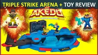 NEW Akedo: UNBOXING Triple Strike Tag Team ARENA and Shades vs SS Turbo Chux TOY Review