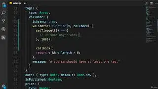 Node.js #98 - Async Validators [By Mosh Hamedani]
