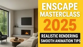 Enscape 3D Masterclass | Realistic Rendering & Smooth Animation Tips | SketchUp Tutorial 2025