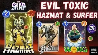 PURE TOXIC WAVES WITH HAZMAT AND SURFER ☠️🔥[MARVEL SNAP INFINITE] | #viral #marvelsnap