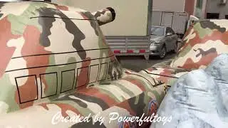 Oem odm factory air bunker inflatable paintball field