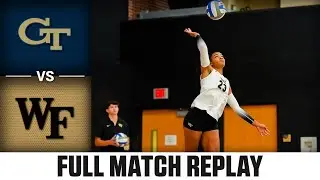 Georgia Tech vs. Wake Forest Full Match Replay | 2025 ACC Volleyball