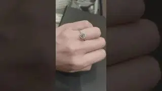 Round diamond ring #haloring #earthmineddiamond #engagementring