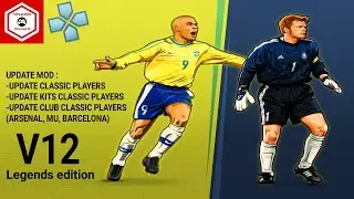 DOWNLOAD PES PPSSPP MOD FIFA23 V12 LEGEND EDITION FUMA GOONERS REAL FACES #pesppsspp #efootball2023