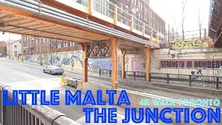 Little Malta - The Junction: 4K Slow Walk Toronto, Canada