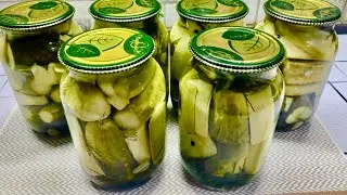 Easy Zucchini & Cucumber Pickles | Grandma's Secret Marinade Recipe!