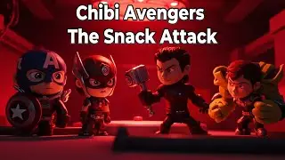 Chibi Avengers The Snack Attack | DAVIT 3D Animated | 07/16/2025