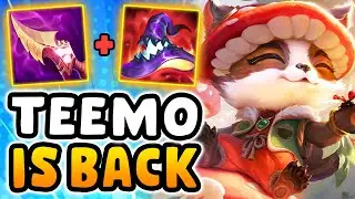 THIS IS WHY I LOVE TEEMO JUNGLE (CRAZY MUSHROOM DAMAGE WITH NEW SETUP)